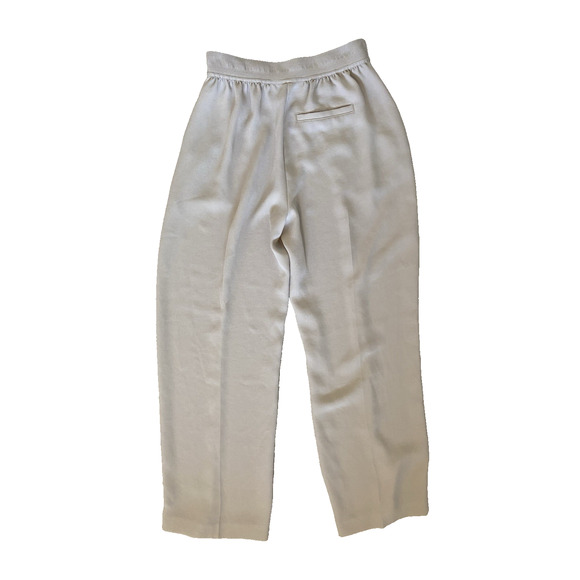 Spanx Carefree Crepe Trouser Pants Sz S Tahini Tan Career Work Office Capsule - Picture 6 of 14